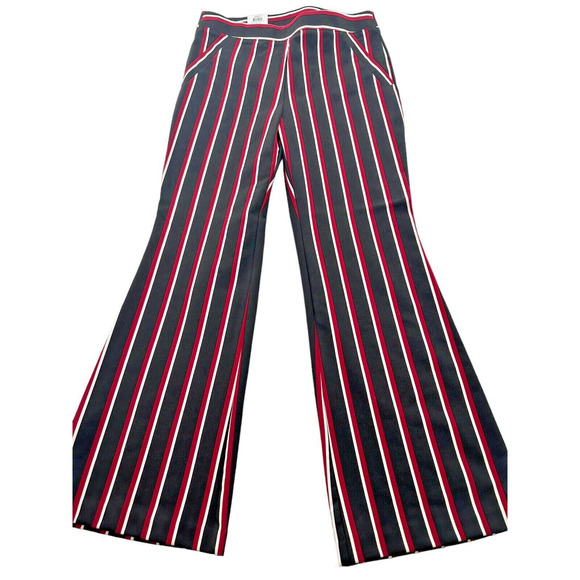 INC International Concepts NWT Womens Mystic Striped Wide-Leg Soft Pants 16 - Picture 1 of 16